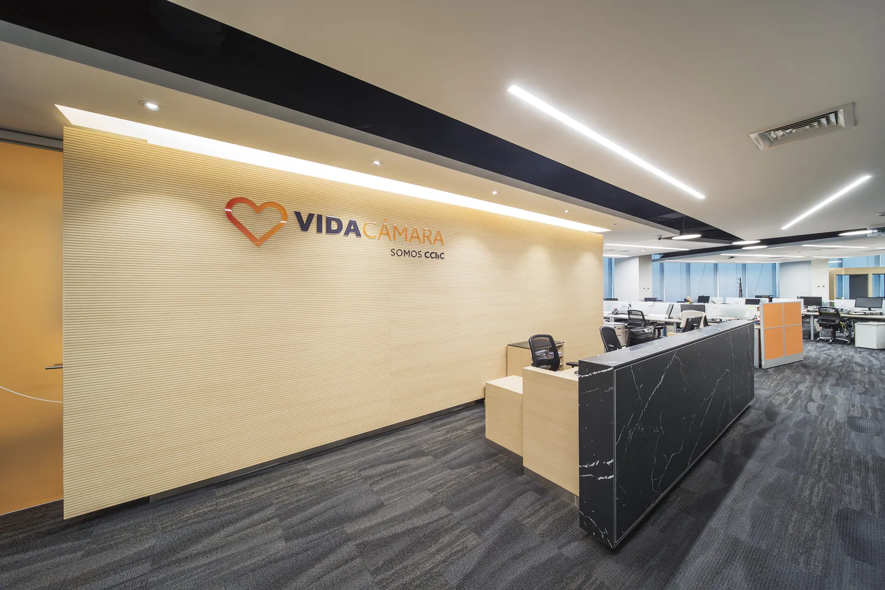 Oficinas para Vida Cámara en Santiago
