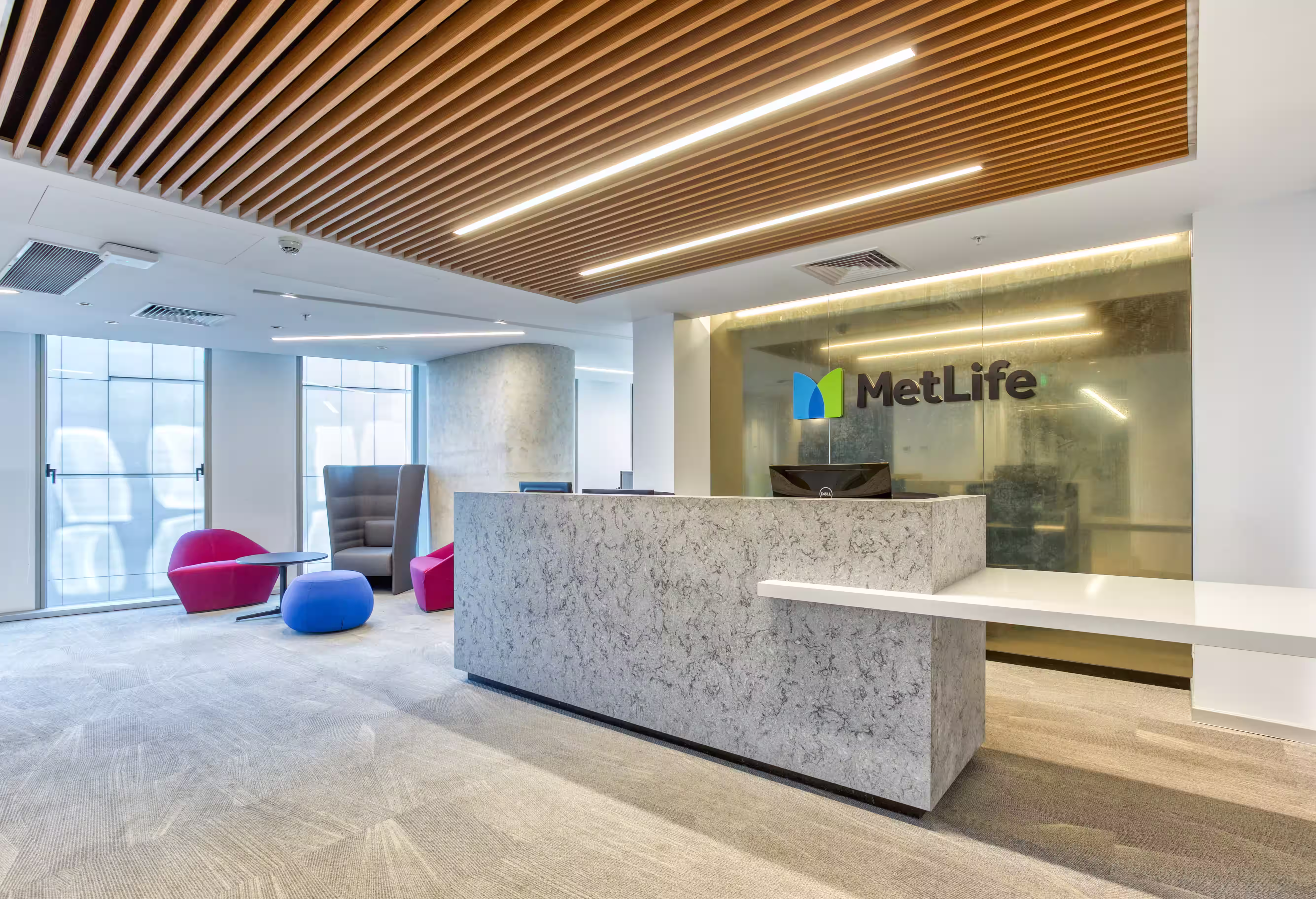 Oficinas para Metlife en Santiago