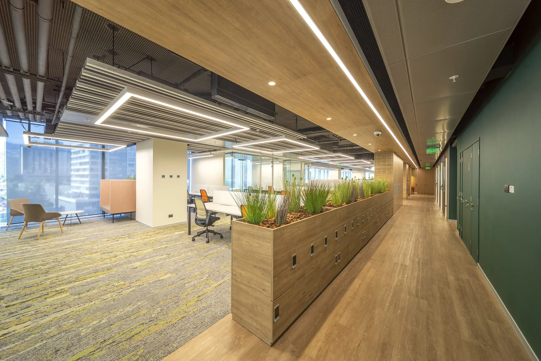 Oficinas para BCI en Santiago